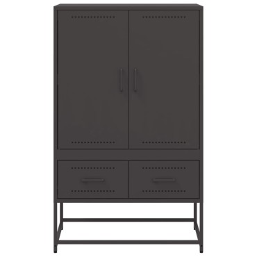 vidaXL Ντουλάπι Μαύρο 68x39x111,5cm από Χάλυβα 1 τεμ.