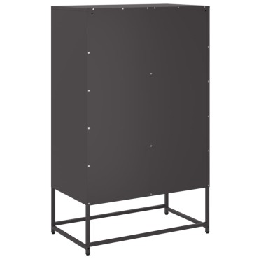 vidaXL Ντουλάπι Μαύρο 68x39x111,5cm από Χάλυβα 1 τεμ.