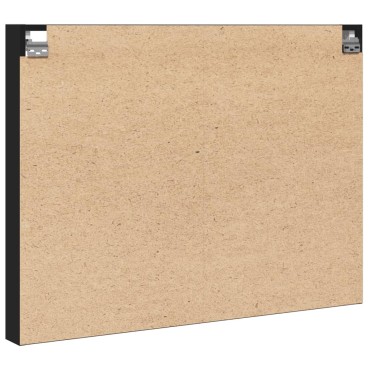 vidaXL Ραφιέρα Μαύρη 100x8,5x75cm από Επεξεργασμένο Ξύλο 1 τεμ.