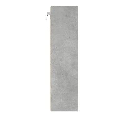 vidaXL Βιτρίνα Γκρι Σκυροδέματος 100x15x58cm από Επεξεργασμένο Ξύλο