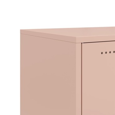 vidaXL Έπιπλο Τηλεόρασης Ροζ 100,5x39x43,5cm Ατσάλι