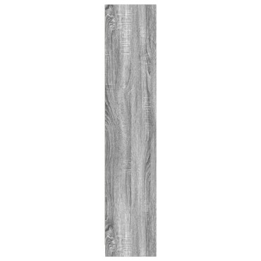 vidaXL Βιβλιοθήκη Γκρι Sonoma 57x28,5x141cm από Επεξεργασμένο Ξύλο 1 τεμ.
