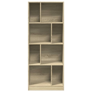 vidaXL Βιβλιοθήκη Sonoma Δρυς 57x28,5x141cm από Επεξεργασμένο Ξύλο 1 τεμ.