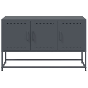 vidaXL Έπιπλο Τηλεόρασης Ανθρακί 100,5x39x60,5cm από Ατσάλι