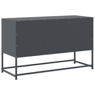 vidaXL Έπιπλο Τηλεόρασης Ανθρακί 100,5x39x60,5cm από Ατσάλι