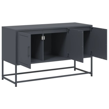 vidaXL Έπιπλο Τηλεόρασης Ανθρακί 100,5x39x60,5cm από Ατσάλι