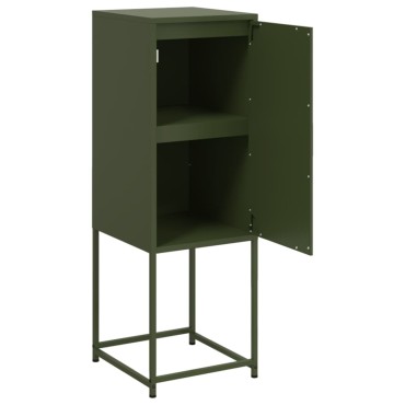 vidaXL Ντουλάπι Πράσινο Λαδί 36x39x107cm από Ατσάλι 1 τεμ.
