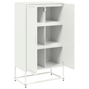 vidaXL Ραφιέρα Ροζ 68,5x38,5x123,5cm από Ατσάλι 1 τεμ.