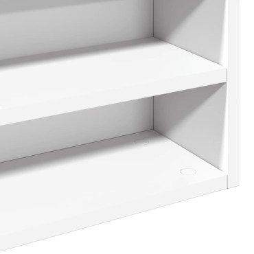 vidaXL Ραφιέρα Λευκή 100x15x58cm από Επεξεργασμένο Ξύλο 1 τεμ.