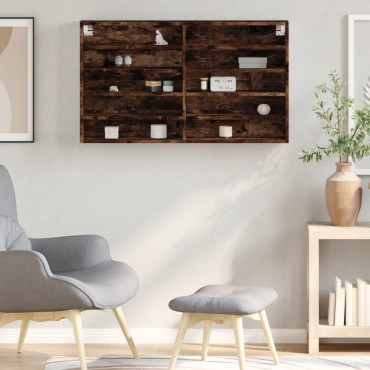 vidaXL Βιτρίνα Καπνιστή Δρυς 100x15x58cm από Επεξεργασμένο Ξύλο
