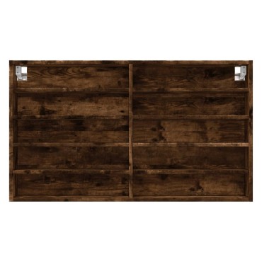 vidaXL Βιτρίνα Καπνιστή Δρυς 100x15x58cm από Επεξεργασμένο Ξύλο