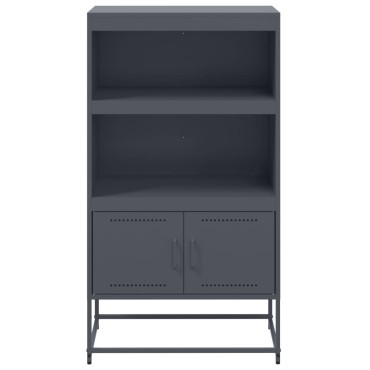 vidaXL Ντουλάπι Ανθρακί 68,5x38,5x123,5cm από Ατσάλι 1 τεμ.