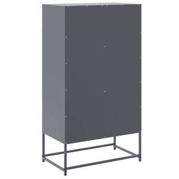 vidaXL Ντουλάπι Ανθρακί 68,5x38,5x123,5cm από Ατσάλι 1 τεμ.