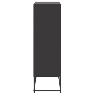vidaXL Ραφιέρα Μαύρη 68,5x38,5x123,5cm από Ατσάλι 1 τεμ.