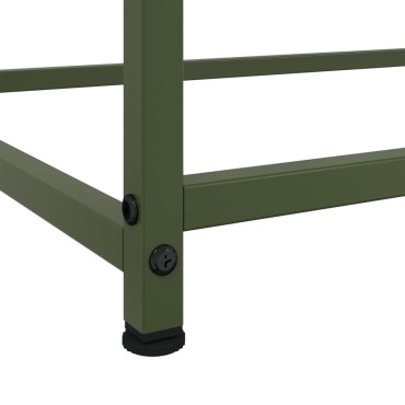 vidaXL Ντουλάπι Πράσινο Λαδί 100,5x39x107cm από Ατσάλι 1 τεμ.