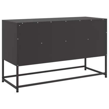vidaXL Έπιπλο Τηλεόρασης Μαύρο 100,5x39x60,5cm Ατσάλινο