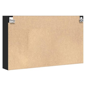 vidaXL Ραφιέρα Μαύρη 100x15x58cm από Επεξεργασμένο Ξύλο 1 τεμ.