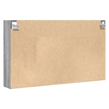 vidaXL Βιτρίνα Γκρι Sonoma 100x15x58cm από Επεξεργασμένο Ξύλο