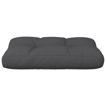 vidaXL Μαξιλάρι Παλέτας Μαύρο 50x40x12cm Υφασμάτινο