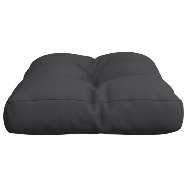 vidaXL Μαξιλάρι Παλέτας Μαύρο 50x40x12cm Υφασμάτινο