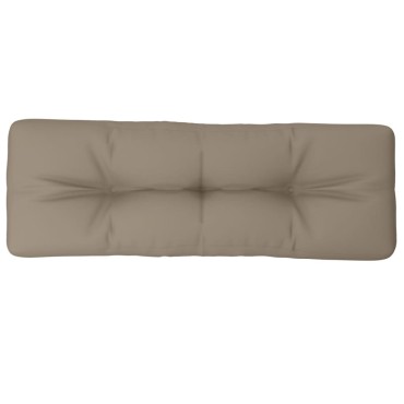 vidaXL Μαξιλάρι Παλέτας Taupe 120x40x12cm Υφασμάτινο