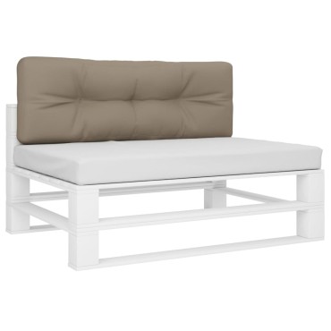 vidaXL Μαξιλάρι Παλέτας Taupe 120x40x12cm Υφασμάτινο