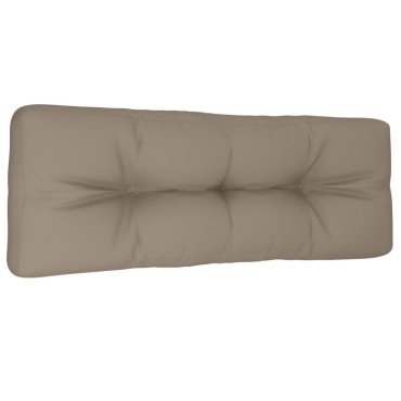 vidaXL Μαξιλάρι Παλέτας Taupe 120x40x12cm Υφασμάτινο