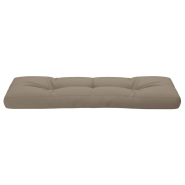 vidaXL Μαξιλάρι Παλέτας Taupe 120x40x12cm Υφασμάτινο