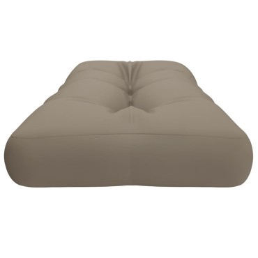 vidaXL Μαξιλάρι Παλέτας Taupe 120x40x12cm Υφασμάτινο