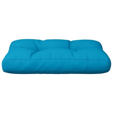 vidaXL Μαξιλάρι Παλέτας Ανοιχτό Μπλε 60x40x12cm Υφασμάτινο