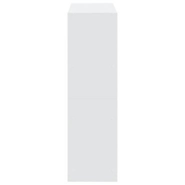 vidaXL Βιβλιοθήκη Λευκή 102x32x108cm από Επεξεργασμένο Ξύλο 1 τεμ.