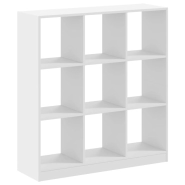 vidaXL Βιβλιοθήκη Λευκή 102x32x108cm από Επεξεργασμένο Ξύλο 1 τεμ.