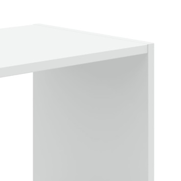 vidaXL Βιβλιοθήκη Λευκή 102x32x108cm από Επεξεργασμένο Ξύλο 1 τεμ.