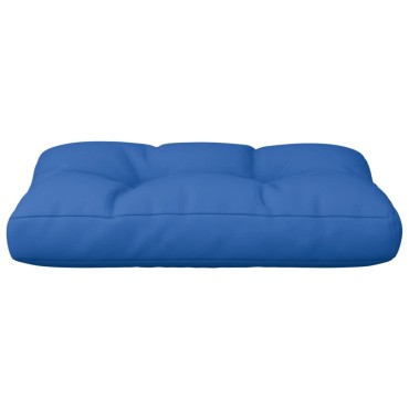 vidaXL Μαξιλάρι Παλέτας Μπλε Ρουά 50 x 40 x 12 εκ. Υφασμάτινο