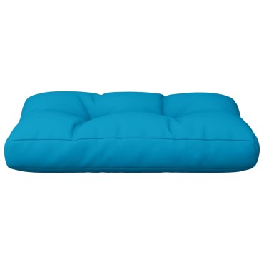 vidaXL Μαξιλάρι Παλέτας Ανοιχτό Μπλε 50x40x12cm Υφασμάτινο