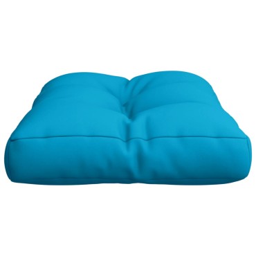 vidaXL Μαξιλάρι Παλέτας Ανοιχτό Μπλε 50x40x12cm Υφασμάτινο