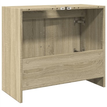 vidaXL Ντουλάπι Νιπτήρα Sonoma Δρυς 63x29x55cm Επεξεργασμένο Ξύλο 1 τεμ.