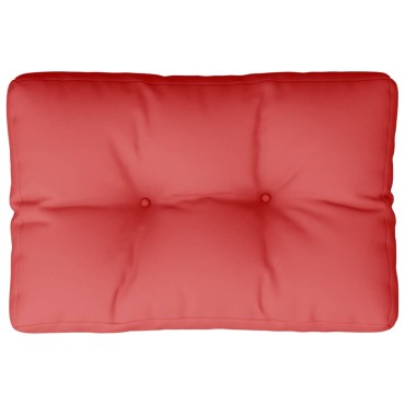 vidaXL Μαξιλάρι Παλέτας Κόκκινο 50x40x12cm από Ύφασμα