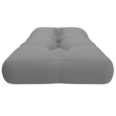 vidaXL Μαξιλάρι Παλέτας Γκρι 120x40x12cm Υφασμάτινο