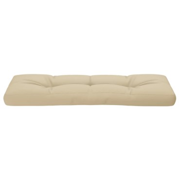 vidaXL Μαξιλάρι Παλέτας Μπεζ 120x40x12cm Υφασμάτινο
