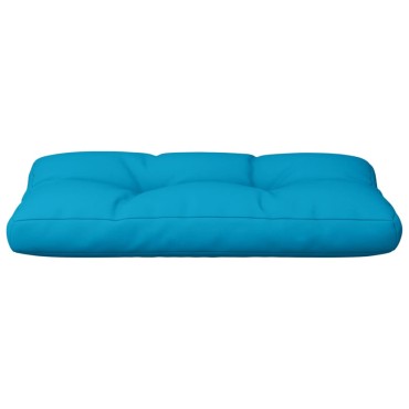 vidaXL Μαξιλάρι Παλέτας Ανοιχτό Μπλε 80x40x12cm Υφασμάτινο