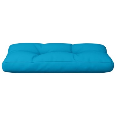 vidaXL Μαξιλάρι Παλέτας Ανοιχτό Μπλε 70x40x12cm Υφασμάτινο