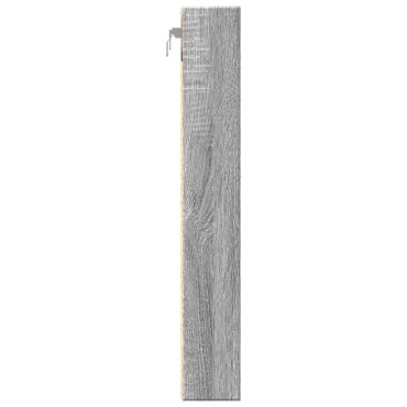 vidaXL Βιτρίνα Γκρι Sonoma 60x8,5x58cm από Επεξεργασμένο Ξύλο