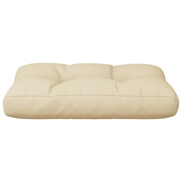vidaXL Μαξιλάρι Παλέτας Μπεζ 50x40x12cm Υφασμάτινο