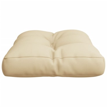 vidaXL Μαξιλάρι Παλέτας Μπεζ 50x40x12cm Υφασμάτινο