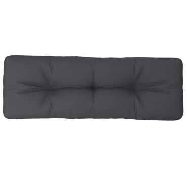 vidaXL Μαξιλάρι Παλέτας Ανθρακί 120x40x12cm Υφασμάτινο