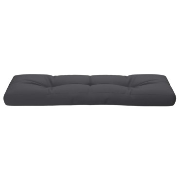 vidaXL Μαξιλάρι Παλέτας Ανθρακί 120x40x12cm Υφασμάτινο