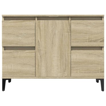 vidaXL Ντουλάπι Νιπτήρα Sonoma Δρυς 80x33x60cm Επεξεργασμένο Ξύλο 1 τεμ.