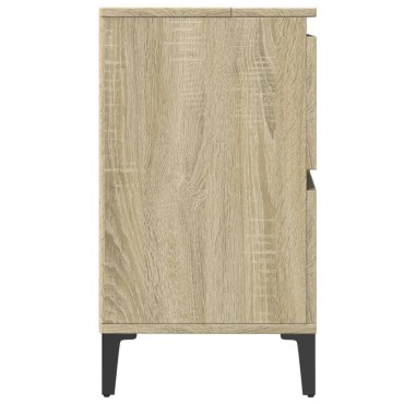 vidaXL Ντουλάπι Νιπτήρα Sonoma Δρυς 80x33x60cm Επεξεργασμένο Ξύλο 1 τεμ.