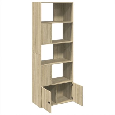 vidaXL Βιβλιοθήκη Sonoma Δρυς 70x36x189cm από Επεξεργασμένο Ξύλο 1 τεμ.